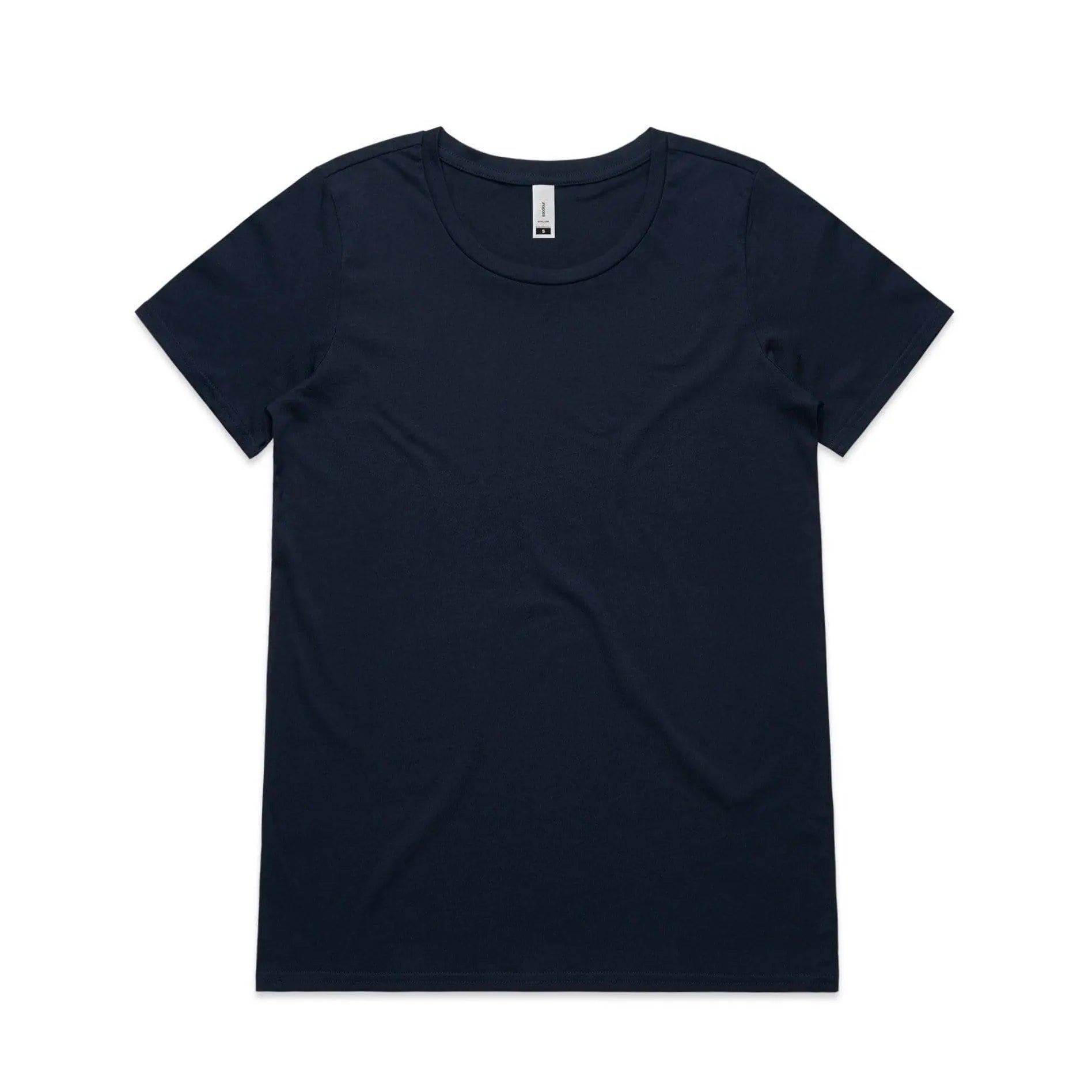 As Colour Women's shallow scoop tee 4011 Casual Wear As Colour NAVY XSM